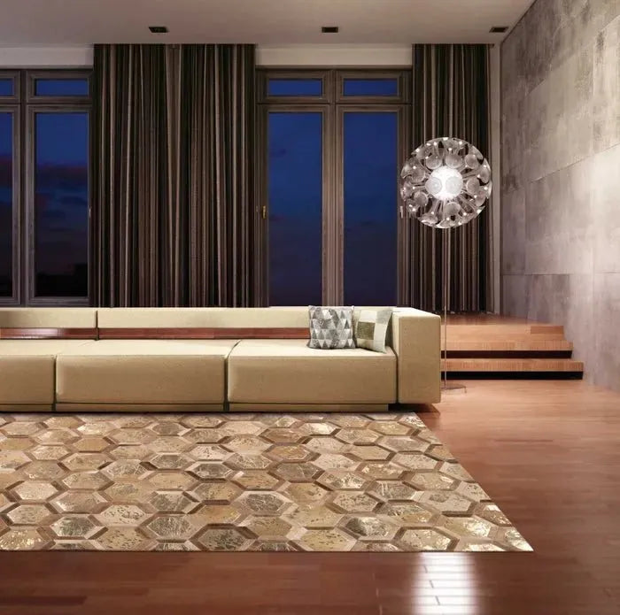 Michael Amini MA01 City Chic MA100 Amber Gold Rug