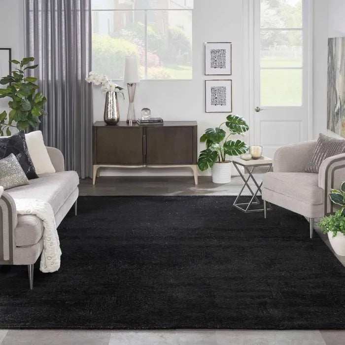 Michael Amini MA30 Star SMR01 Black Rug - Rug & Home