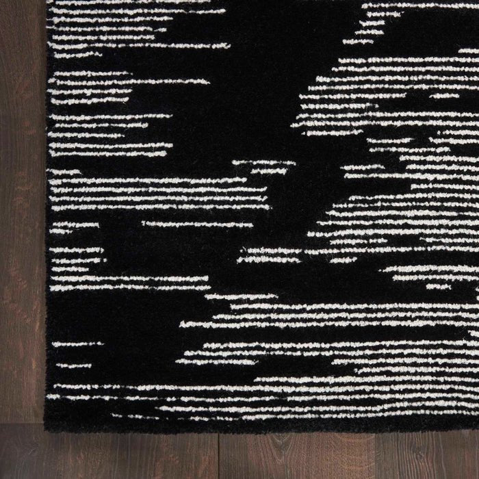 Michael Amini MA30 Star SMR02 Black/Ivory Rug - Rug & Home