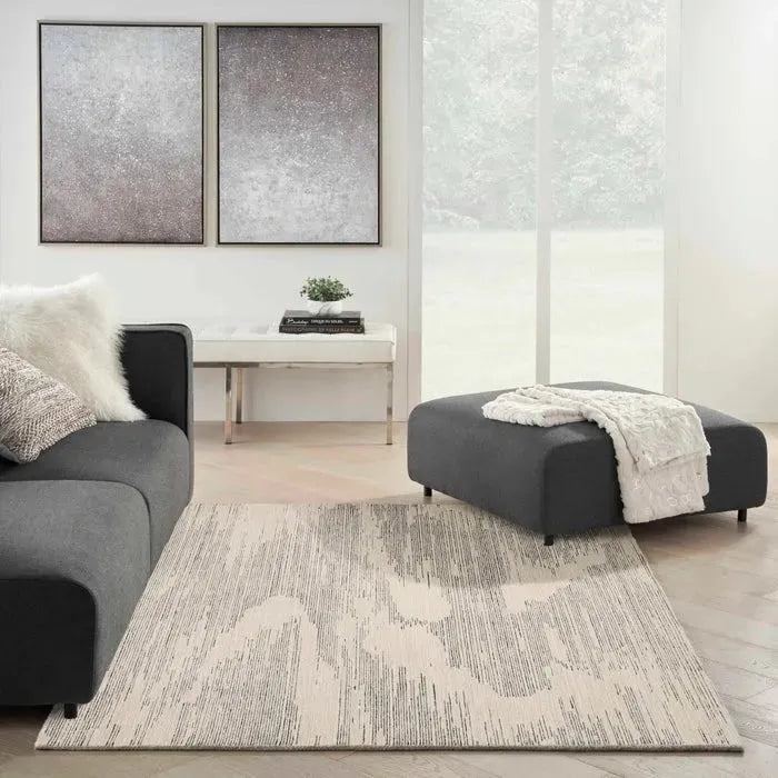 Michael Amini MA30 Star SMR02 Ivory/Grey Rug