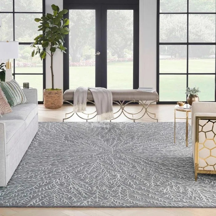 Michael Amini MA30 Star SMR03 Slate/Teal Rug - Rug & Home