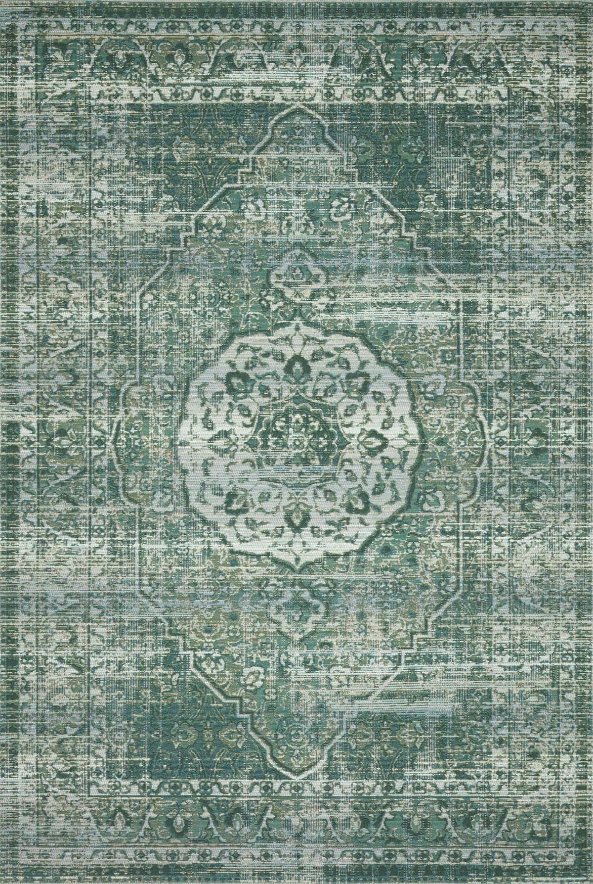 Mika MIK-06 Green/Mist Rug - Rug & Home