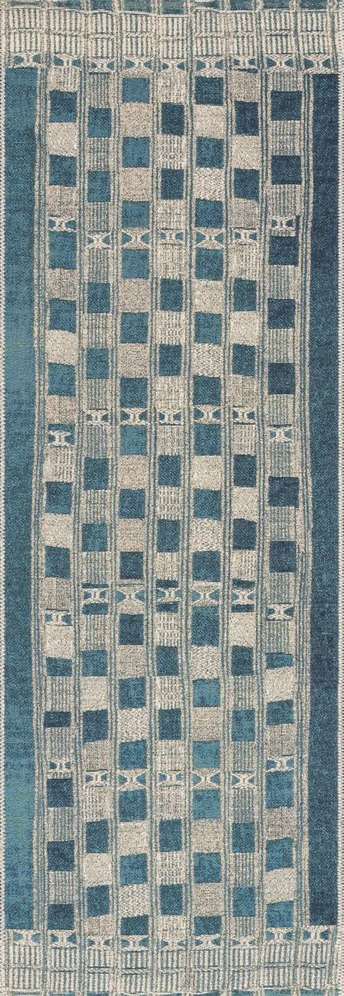 Mika MIK-08 Blue/Ivory Rug - Rug & Home