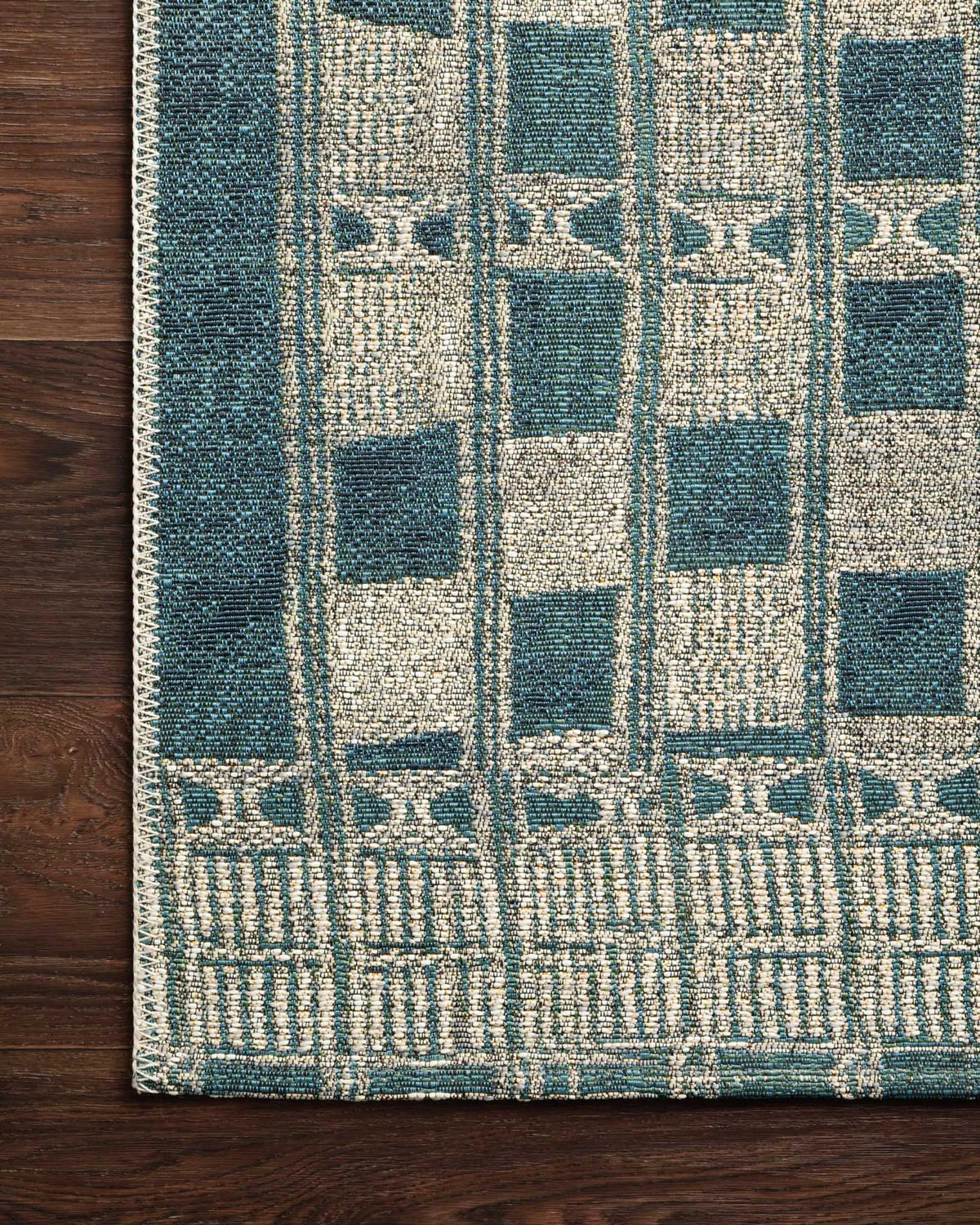 Mika MIK-08 Blue/Ivory Rug - Rug & Home