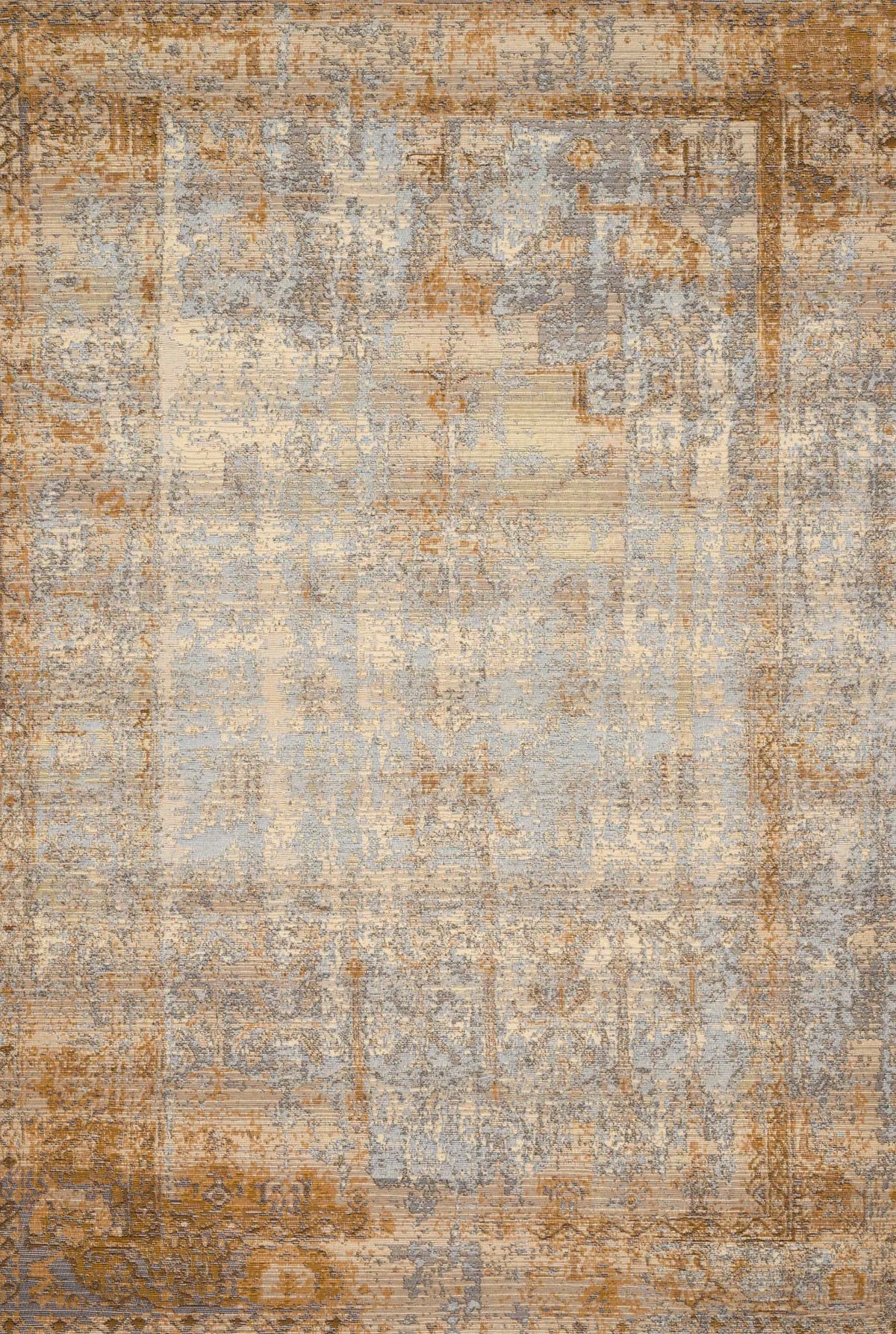 Mika MIK-11 Ant. Ivory/Copper Rug - Rug & Home