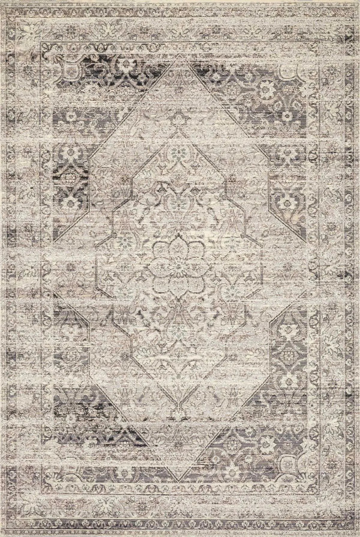 Mika MIK-12 Stone/Ivory Rug