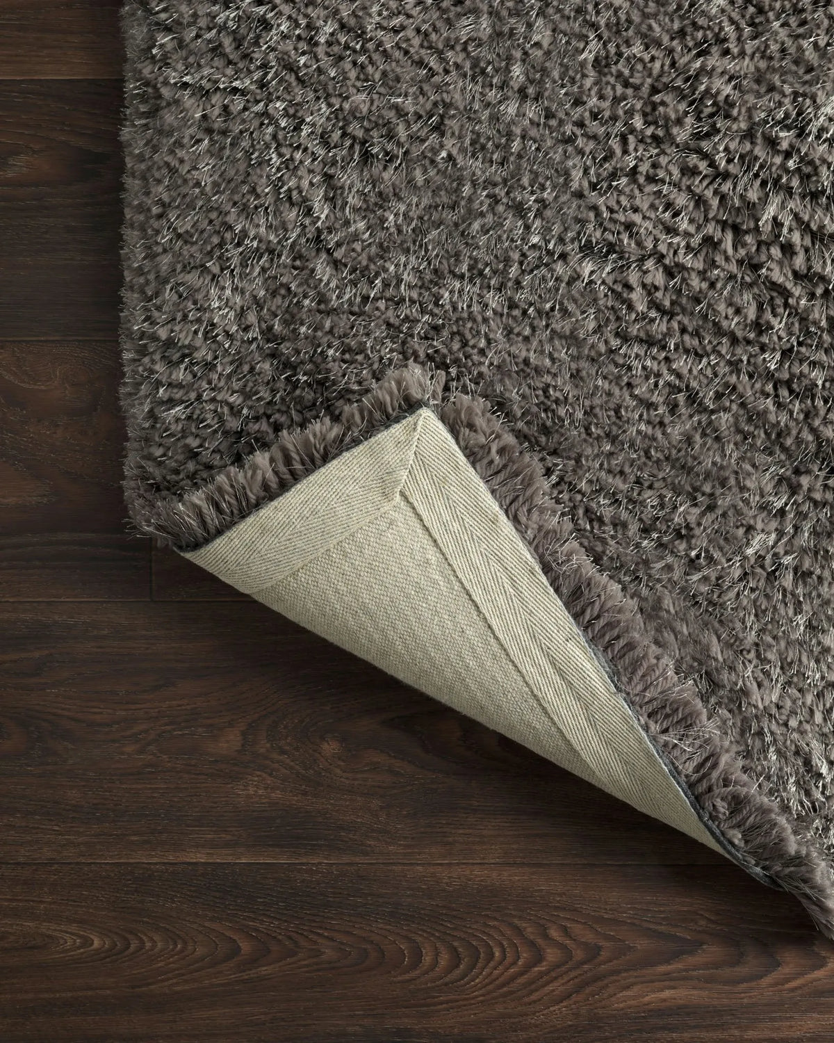 Mila Shag MIL-01 Charcoal Rug - Rug & Home