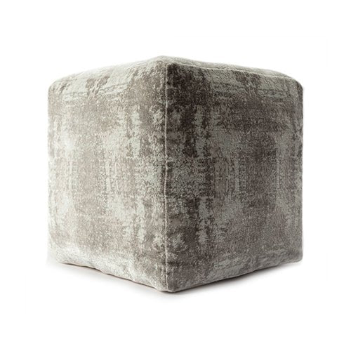 Milano 34105GBG Grey/Beige Pouf - Rug & Home