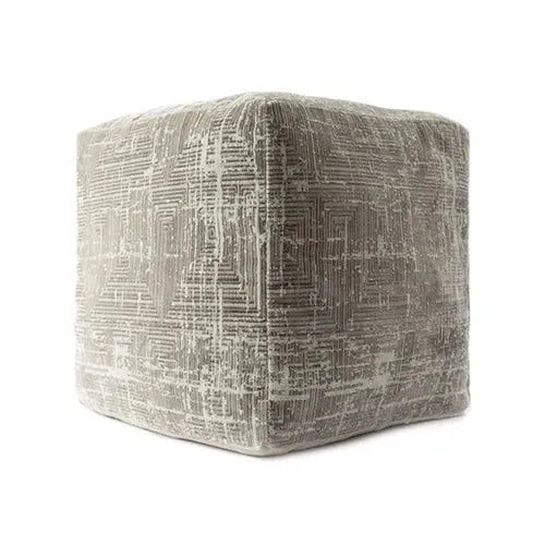 Milano 34106GBG Grey/Beige Pouf
