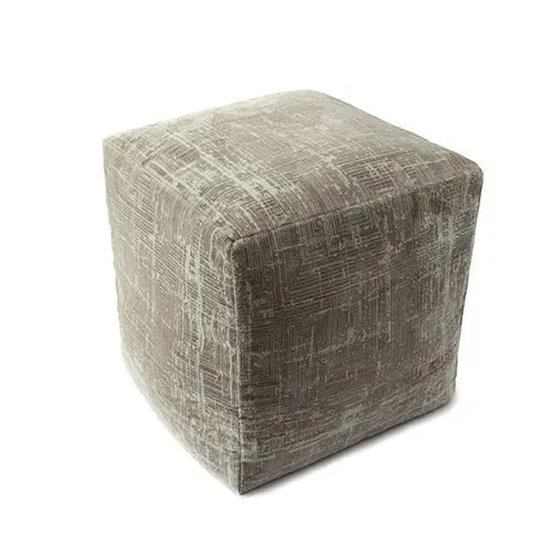 Milano 34106GBG Grey/Beige Pouf