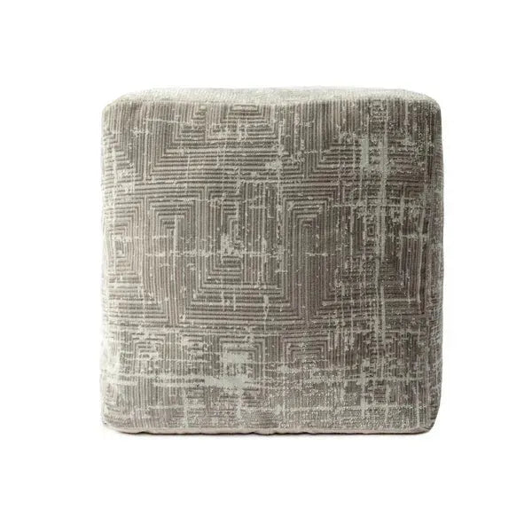 Milano 34106GBG Grey/Beige Pouf