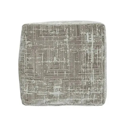 Milano 34106GBG Grey/Beige Pouf