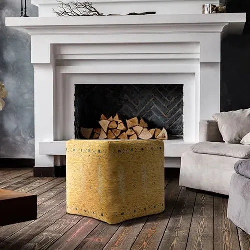 Milano 34109SPM Spicy Mustard Pouf
