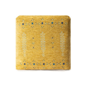 Milano 34109SPM Spicy Mustard Pouf - Rug & Home