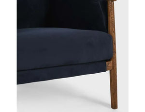 Milburn Accent Chair Midnight Blue - Rug & Home