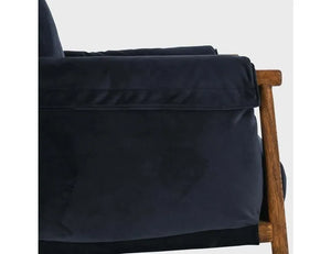 Milburn Accent Chair Midnight Blue - Rug & Home