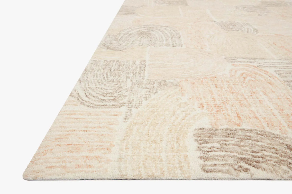 Milo Mlo-02 Peach/Pebble Rug - Rug & Home