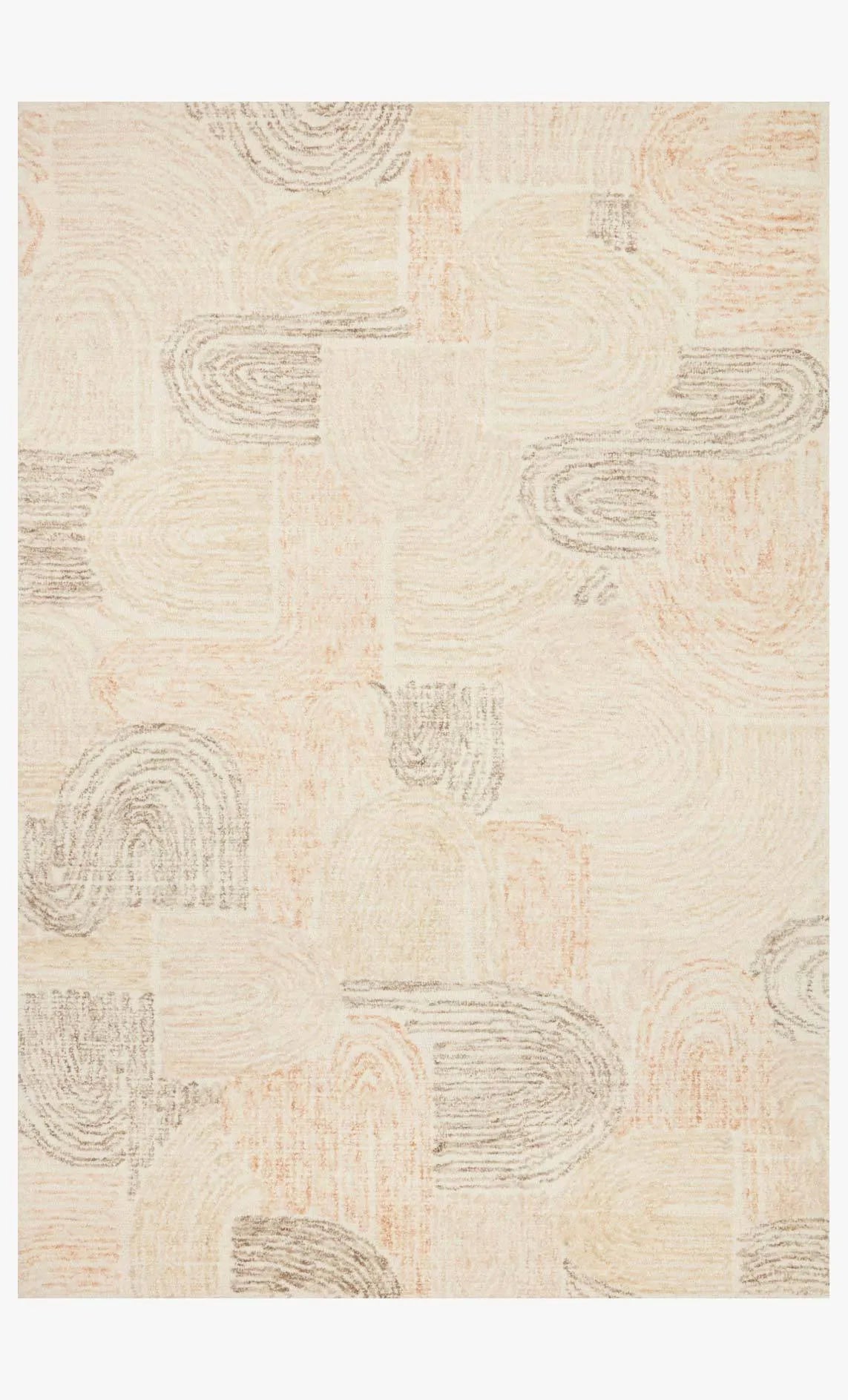 Milo Mlo-02 Peach/Pebble Rug - Rug & Home