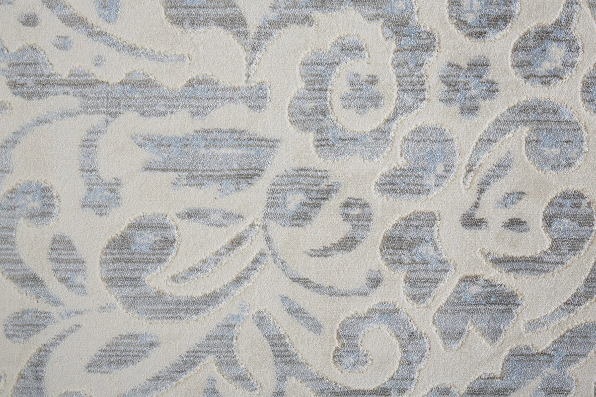 Milton 3473F Blue/Ivory Rug - Rug & Home