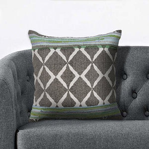 Mindy 07351GBE Green/Blue Pillow - Rug & Home