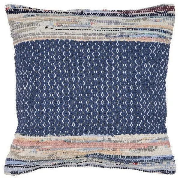 Mindy 07355MBR Multi/Blue Pillow - Rug & Home