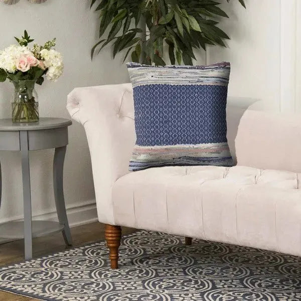 Mindy 07355MBR Multi/Blue Pillow