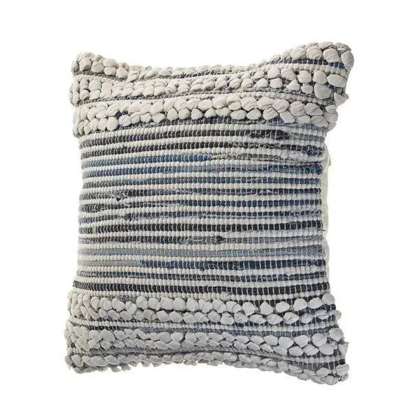 Mindy 07435BLO Blue/Ivory Pillow