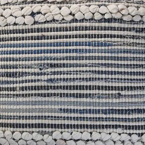 Mindy 07435BLO Blue/Ivory Pillow