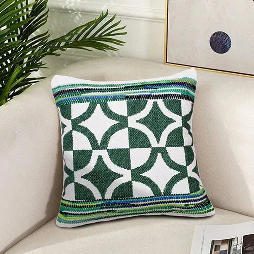 Mindy 07744GRI Green/Ivory Pillow