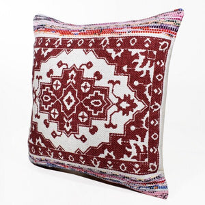 Mindy 07745REI Red/Ivory Pillow - Rug & Home