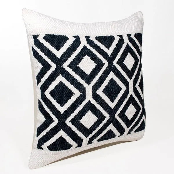 Mindy 07750IVU Ivory Blue Pillow