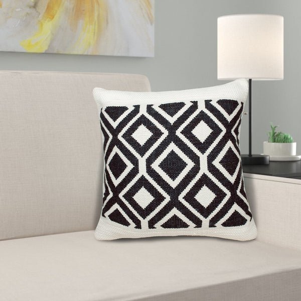 Mindy 07750IVU Ivory Blue Pillow - Rug & Home