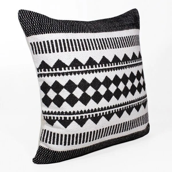 Mindy 07751BLI Black/Ivory Pillow