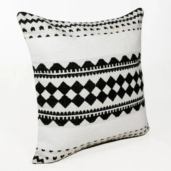Mindy 07752IOB Ivory/Black Pillow