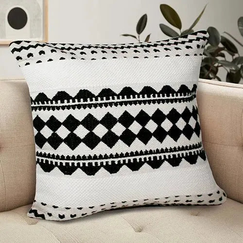 Mindy 07752IOB Ivory/Black Pillow