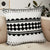 Mindy 07752IOB Ivory/Black Pillow - Rug & Home