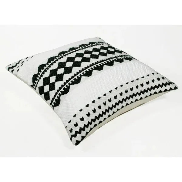 Mindy 07752IOB Ivory/Black Pillow