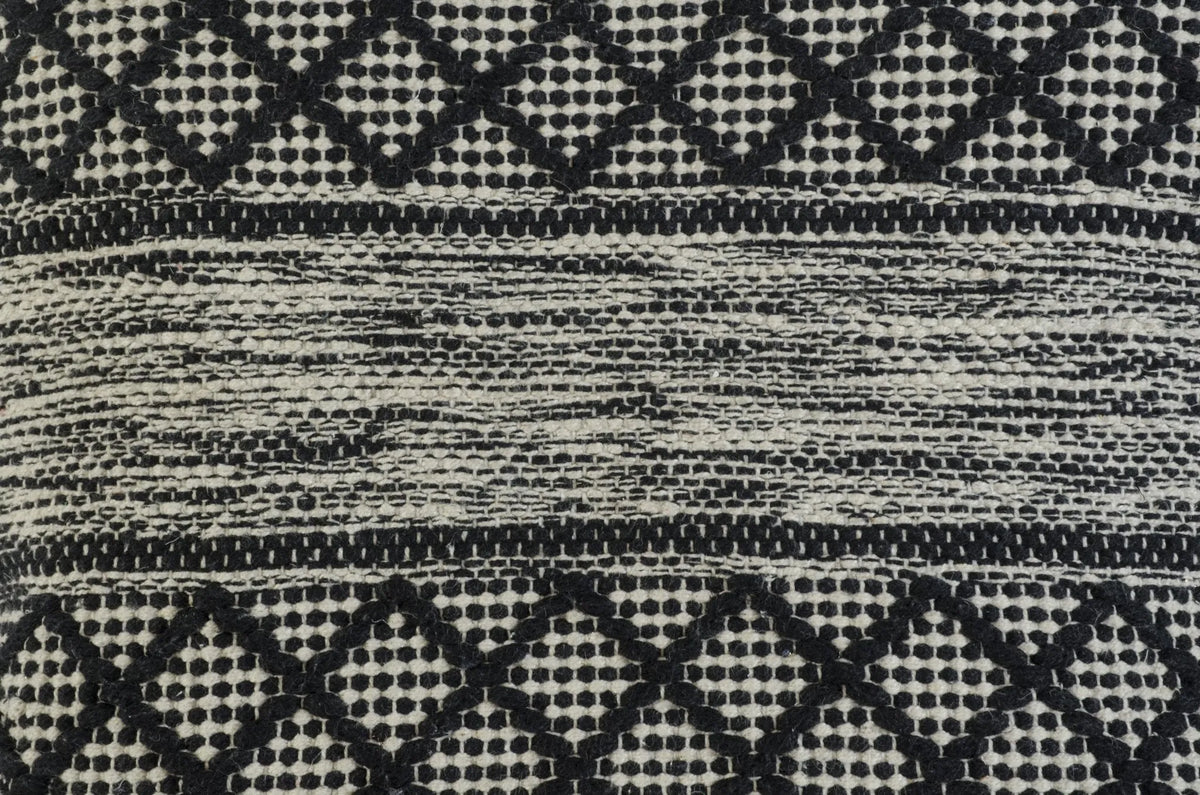 Mindy Lr07616 Gray/Black Pillow - Rug & Home