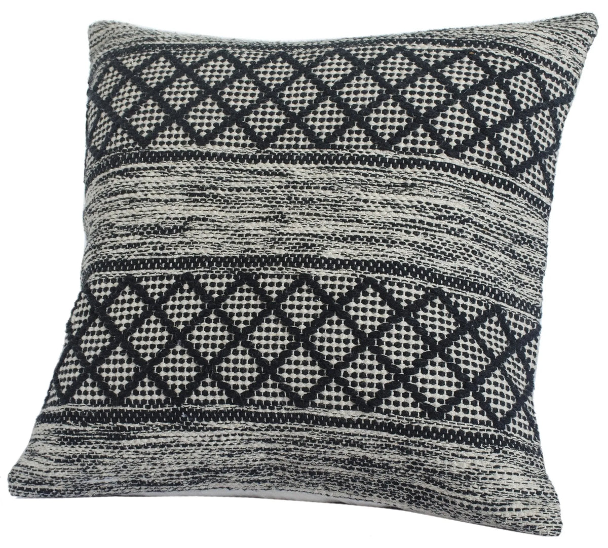 Mindy Lr07616 Gray/Black Pillow - Rug & Home