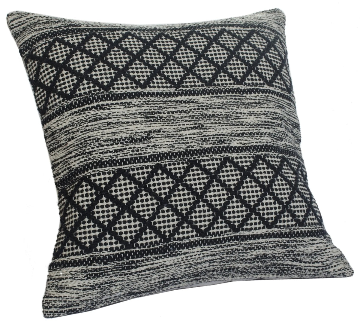 Mindy Lr07616 Gray/Black Pillow - Rug & Home