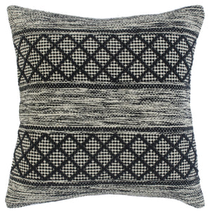 Mindy Lr07616 Gray/Black Pillow - Rug & Home