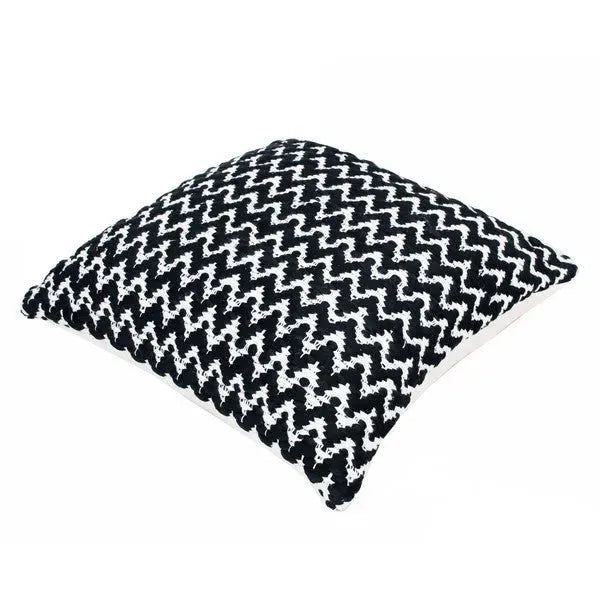Modern Motif 07742BLI Black/Ivory Pillow