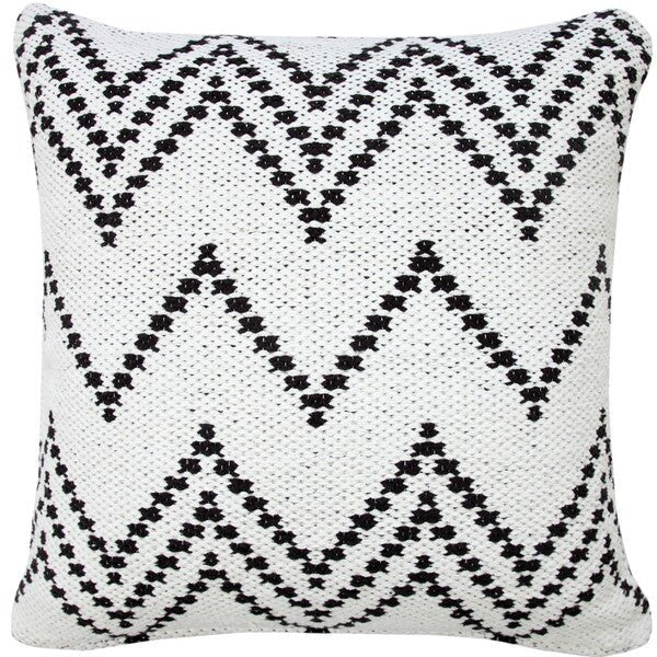 Modern Motif 07754WHT White Pillow - Rug & Home