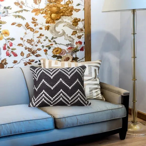 Modern Motif 07755BLK Black Pillow