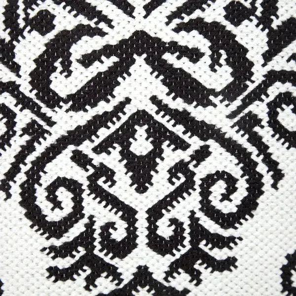 Modern Motif 07756BKT Black/White Pillow