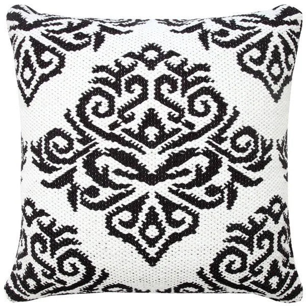 Modern Motif 07756BKT Black/White Pillow - Rug & Home