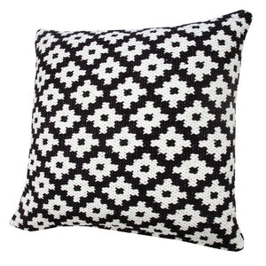 Modern Motif 07758BKT Black/White Pillow - Rug & Home