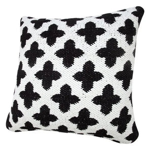 Modern Motif 07761BKT Black/White Pillow - Rug & Home