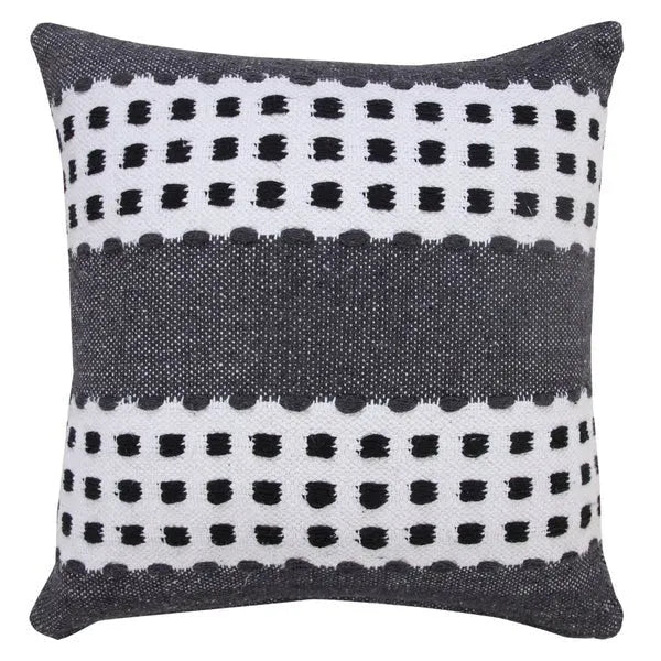 Modern Motif 07788BKP Blackened Pearl Pillow - Rug & Home