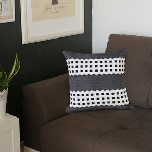 Modern Motif 07788BKP Blackened Pearl Pillow - Rug & Home